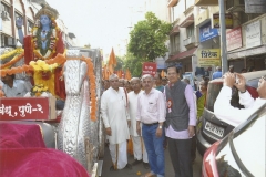 "Geeta Granth" Procession near Kesari Wada